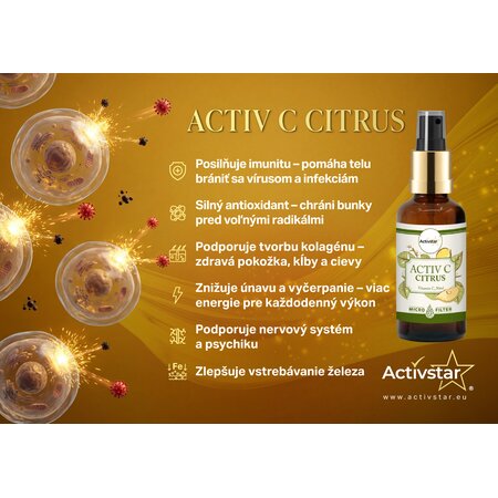 Activ C spray 50 ml citronové trávy