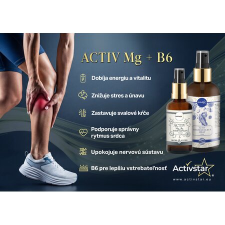 ACTIV Mg + B6 TRYPTOFAN - sublingvální sprej 50 ml